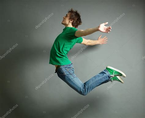 Jumping high Stock Photo by ©pressmaster 10733684