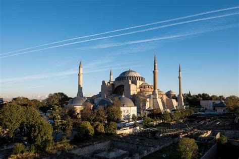 View Of Hagia Sophia Hagia Sophia Grand Mosque Completed In 537 Ad