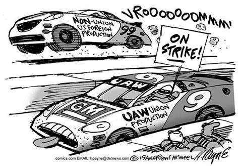 Henry Payne » Cartoon: UAW Strike