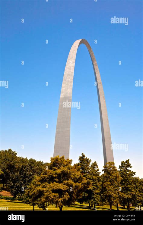 St Louis Gateway Arch St Louis Missouri Stock Photo Alamy