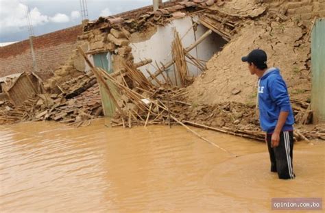 Lluvias inundan Cliza y se caen 50 casas hay más de 2 000 familias