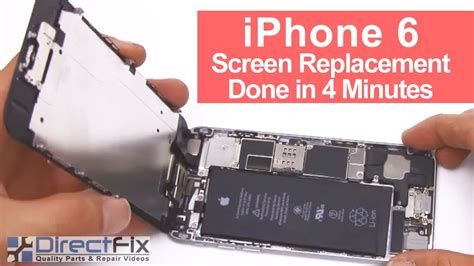 Iphone 6 Screen Replacement Done In 4 Minutes Iphone 6 Screen Screen