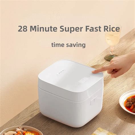 Xiaomi Mijia Smart Electric Rice Cooker 2led Touch Panel Fast Cooking For 1 2 People 24h