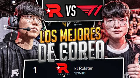 Faker Contra El Lider De La Lck T Vs Kt Lck Playoffs Game