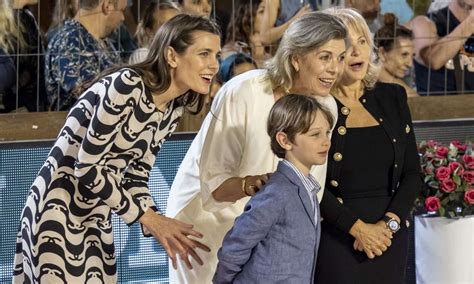 Carlota Casiraghi su hijo mayor muy espontáneo y simpático en la