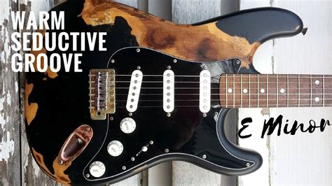 Seductive Groove Guitar Backing Track Jam In Em Youtube