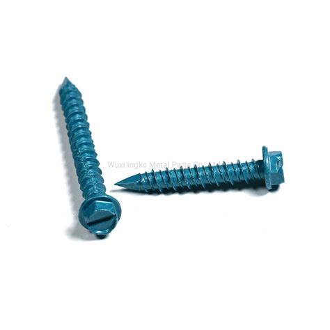 Slotted Hex Wafer Head Hi Low Thread Wood Screws China Allen Bolt M