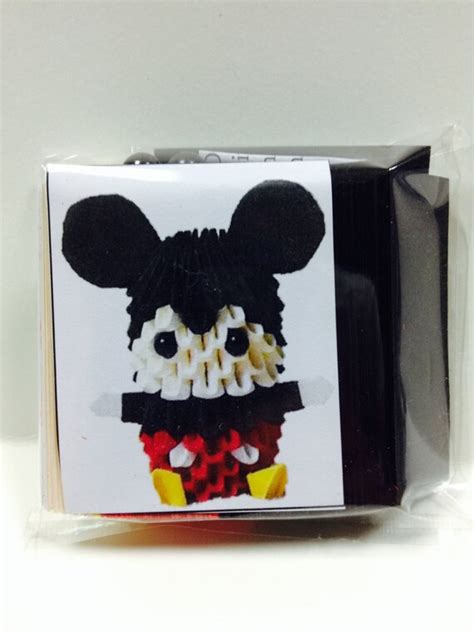 Items similar to 3D origami Mickey Mouse kit on Etsy