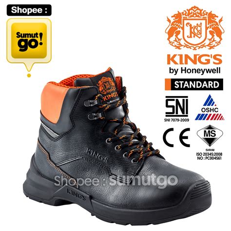 Jual KINGS By Honeywell KWD 301X Original Safety Shoes Semi Boot