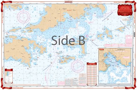 Coverage Of British Virgin Islands Navigation Chart 32b