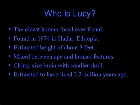 Lucy Powerpoint