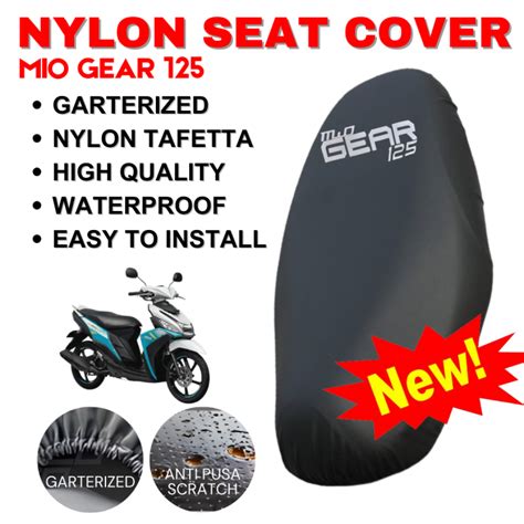 Nme Nylon Motor Seat Cover For Mio Gear Garterized Anti Pusa