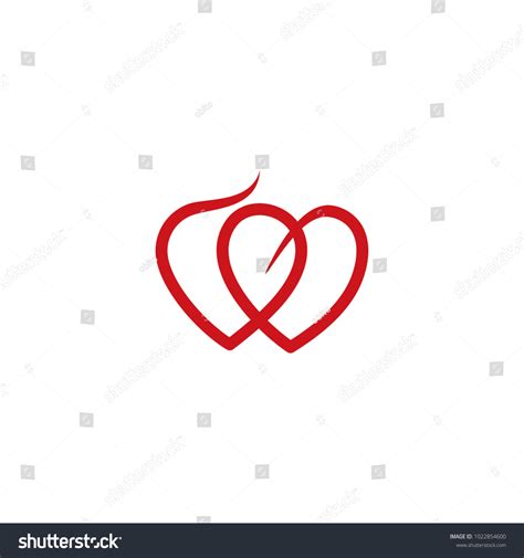 Love Vector Logo Graphic Abstract Template Stock Vector (Royalty Free) 1022854600 | Shutterstock