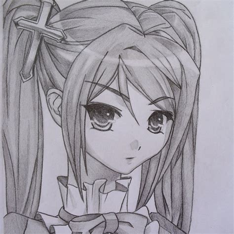 Anime Pencil Sketch Easy Drawings - Izulkafli15iskl