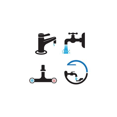 Water Tap Icon Vector Design 13450156 Vector Art At Vecteezy