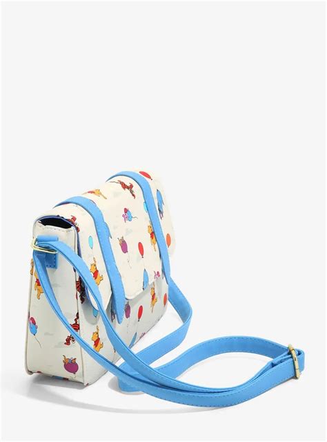 Hot Topic Loungefly Disney Winnie The Pooh Balloons Crossbody Bag