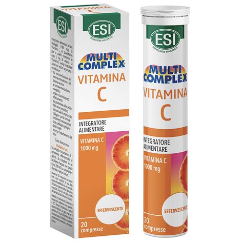 Vitamina C 20 Comprimidos Efervescentes ESI Multicomplex