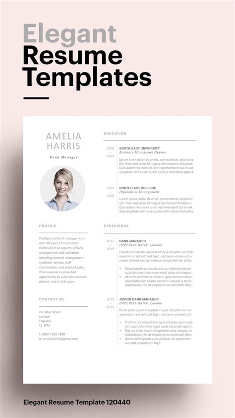 Modern Resume Template Is Designed To Showcase Your Skills And