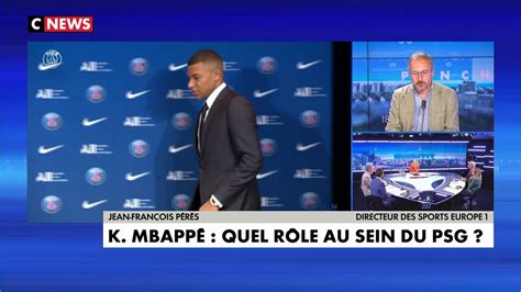 Jean François Pérés Le rôle de Kylian Mbappé au PSG ira bien