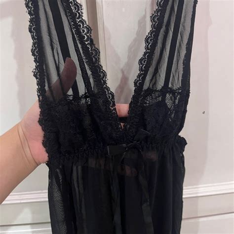 Lingerie Hitam Lace Fesyen Wanita Pakaian Wanita Gaun Rok Di Carousell