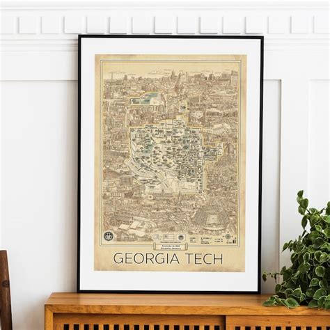 Georgia Tech Art - Etsy