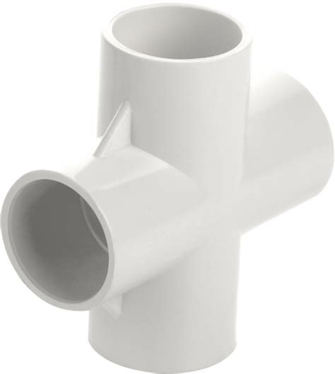 Female King Upvc Cross Tee For Structure Pipe Plumbing At Rs