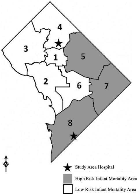 Map of DC Wards. This is a map of the DC showing geographic ward ...