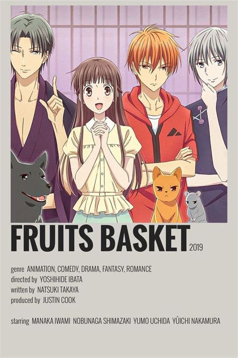 Fruits Basket Poster Jepang Karya Seni Komik Film Bagus