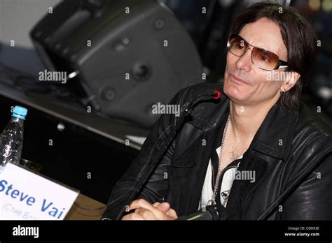 World Famous American Guitarist Steve Vai Steven Siro Vai At The Press