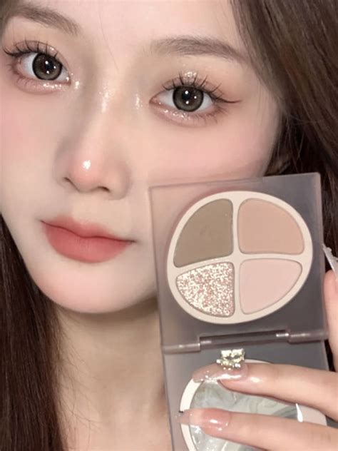 Joocyee Yeast Eye Shadow Tray Four Color 2021 Flagship Store Tanabata New 2022 Original Nude
