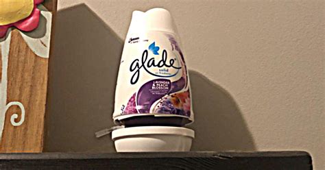 glade solid air freshener lavender peach blossom    amazon