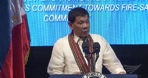 President Duterte Promises Hike In Salaries Of Bfp Personnel