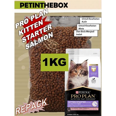 Jual Pro Plan Kitten Starter Salmon Kemasan Repack Kg Shopee Indonesia