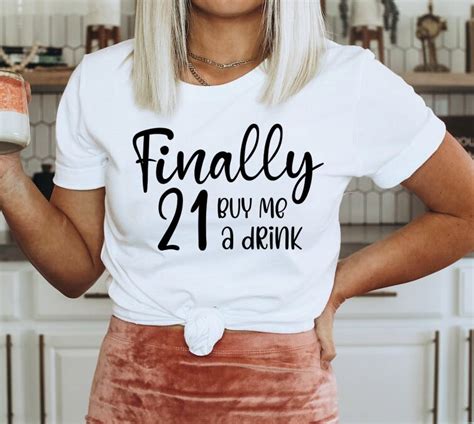 Finally 21 Svg 21st Birthday Svg 21st Birthday Saying Buy Etsy