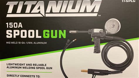 TITANIUM 150A SPOOL GUN FIRST USE!, 50% OFF