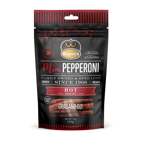 Hot Grab And Go Pepperettes Bag Wagener S Meat