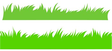 Green Grass Illustration Isolated White Background 6960062 Vector Art