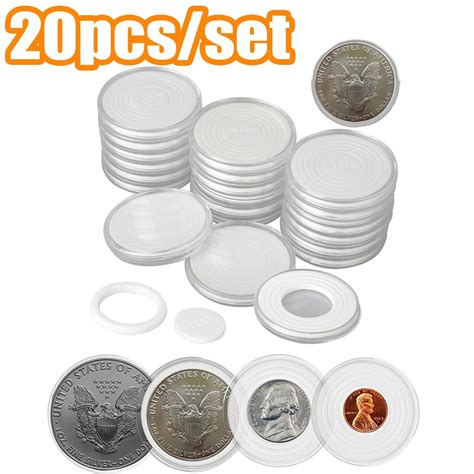 Travelwant Sets Coin Holder Silver Eagle Protector Mm Id