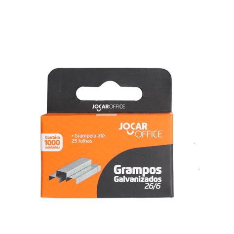 Grampos Para Grampeador Galvanizados 1000 Un 26 6 Jocar Office