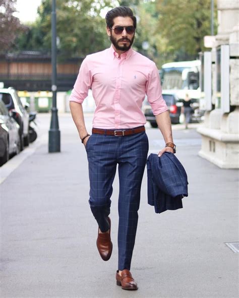 Consejos Para Combinar Una Camisa Rosa De Hombre Hombre Top