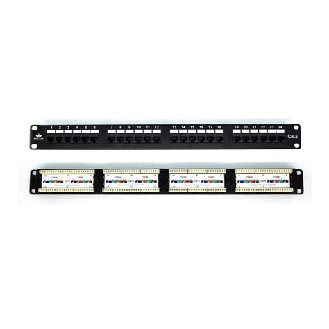 Patch Panel 24 Ports Cat6 Adlink