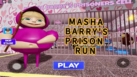 UPDATE MASHA BARRY S PRISON RUN Obby YouTube