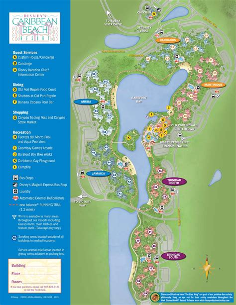 Disney Fort Wilderness Cabins Map