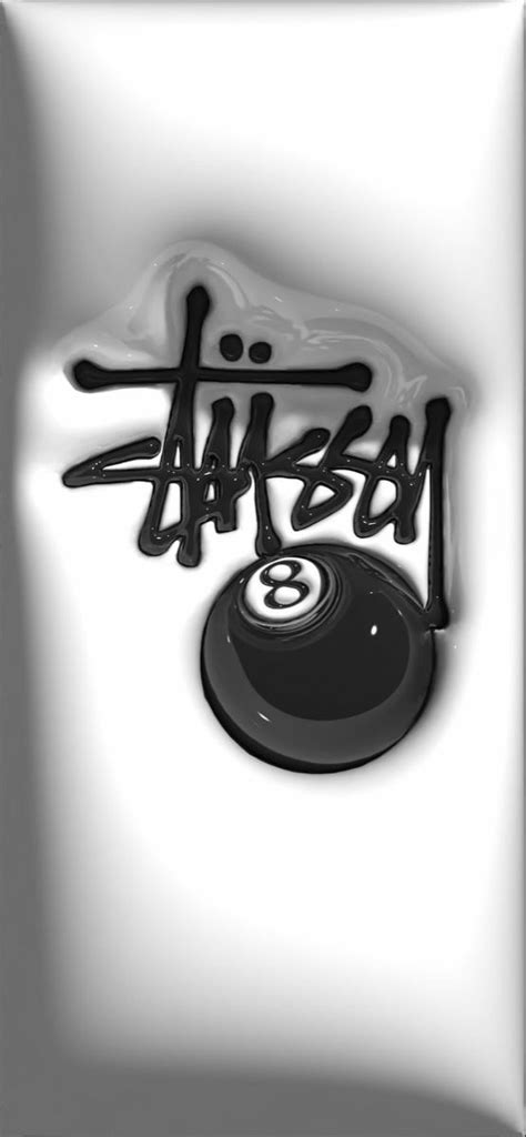 Stussy 8 ball Fond d écran téléphone Fond d ecran pastel Fond iphone