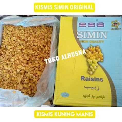 jual kismis simin original kuning manis gr bisa  shopee indonesia