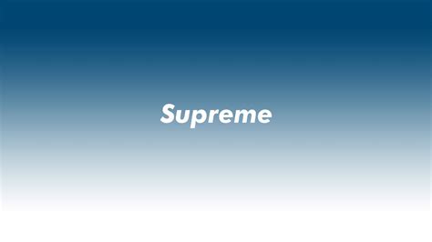 Blue Supreme Lv Wallpaper