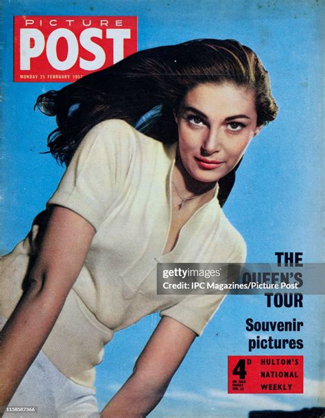 Italian Actress Pier Angeli Poses For The Cover Of Picture Post