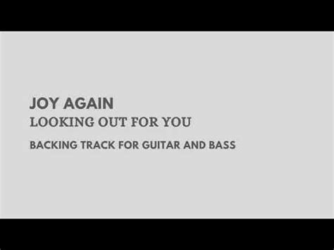 Joy Again Looking Out For You Drum Track Backing Track For Guitar