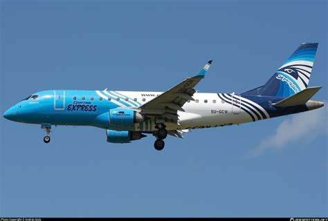 Su Gcw Egyptair Express Embraer Erj Lr Erj Lr Photo By