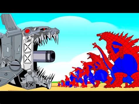 Evolution Of GODZILLA SPIDER KONG SHARKZILLA DINOSAUR Vs MECHA BLOOP